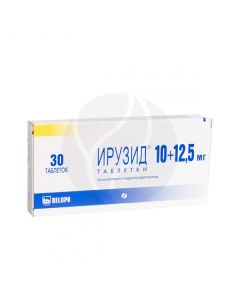 Iruzid tablets 10 + 12.5mg, # 30 | Buy Online