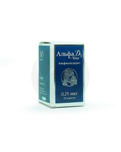 Alpha D3-Teva capsules 0.25mkg, No. 30 | Buy Online