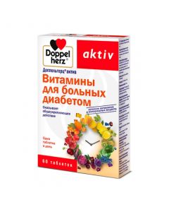 Doppelgerts Active for diabetic patients dietary supplements tablets, No. 60 | Buy Online