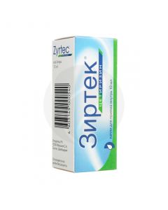 Zyrtec drops for oral administration 10mg / ml, 10ml | Buy Online