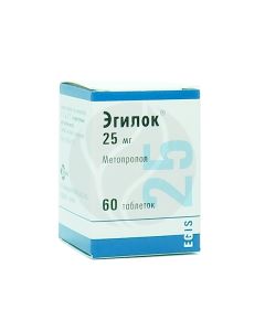 Egilok tablets 25mg, No. 60 | Buy Online