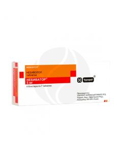 Nebivator tablets 5mg, No. 28 | Buy Online