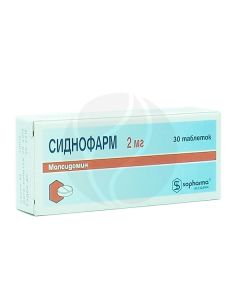 Sydnopharm tablets 2mg, No. 30 | Buy Online