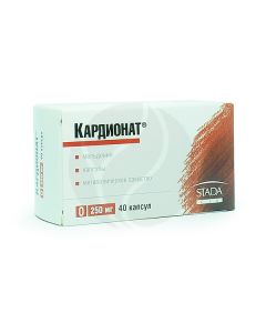 Cardionate capsules 250mg, No. 40 | Buy Online