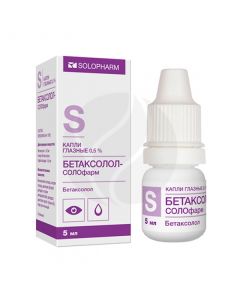 Betaxolol-Solofarm eye drops 0.5%, 5 ml | Buy Online