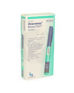 Levemir Flexpen solution for n / a injection 100 units / ml, 3ml No. 5 syringe-pen | Buy Online