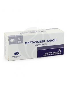 Mirtazapine tablets 30mg, No. 30 | Buy Online