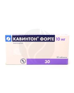 Cavinton Forte tablets 10mg, No. 30 | Buy Online