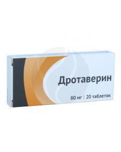 Drotaverin tablets 80mg, No. 20 | Buy Online