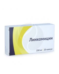 Lincomycin capsules 250mg, No. 20 | Buy Online