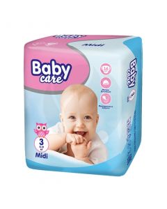 Baby Care Midi diapers 4-9kg, 16pc | Buy Online