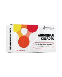 Lipoic acid tablets 30mg dietary supplement, No. 25 | Buy Online