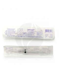 Syringe 3-piece. one time. erased 'Luer' with a 22g needle | Buy Online