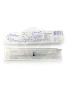 Syringe 3-piece. one time. ster-th 'Luer' with a 23g 3ml needle | Buy Online