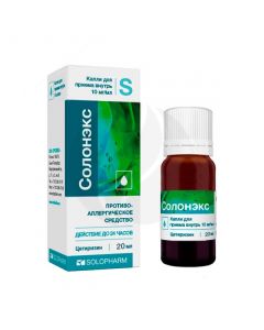 Solonex drops 10mg / ml, 20 ml | Buy Online