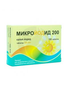 Microiodide 200 tablets 200mkg, No. 100 | Buy Online