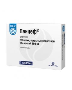Pancef tablets 400mg, No. 7 | Buy Online