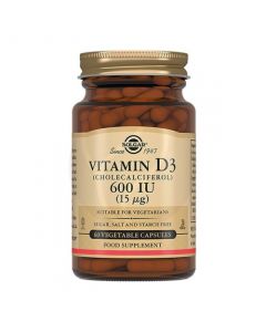 Solgar Vitamin D3 capsules dietary supplement 600ME 240mg, No. 120 | Buy Online