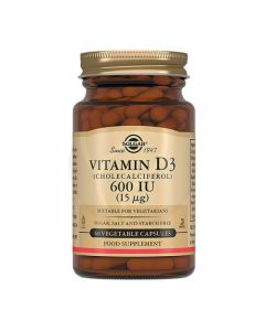 Solgar Vitamin D3 600 IU capsules BAA 240mg, No. 60 | Buy Online