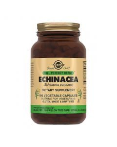 Solgar Echinacea extract purple capsule dietary supplement, No. 100 | Buy Online
