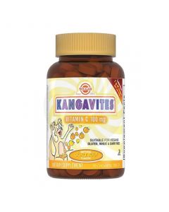 Solgar Kangavites with vitamin C with orange flavor chewable tablets BAA 100mg, No. 90 | Buy Online
