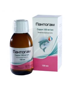 Pantogam syrup 10%, 100ml | Buy Online