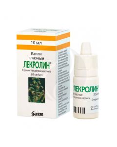 Lekrolin eye drops 20mg / ml, 10ml | Buy Online