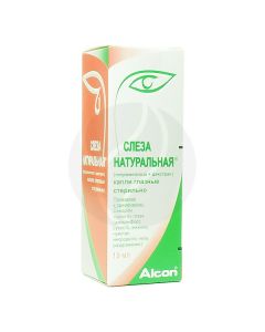 Natural tear drops eye drops, 15ml | Buy Online