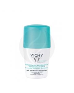 Vichy Deodorants Antiperspirant Roll-On Deodorant, Sweating, 48 Hours, 50ml | Buy Online