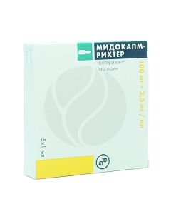 Midocalm Richter solution for injection, 1ml No. 5 | Buy Online