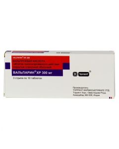 Buy cheap Valproevaya acid | Valparin XP tablets 300 mg, 100 pcs. online www.buy-pharm.com