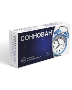 Buy cheap melatonin | Sonnovan tablets coated. 3 mg 30 pcs. online www.buy-pharm.com