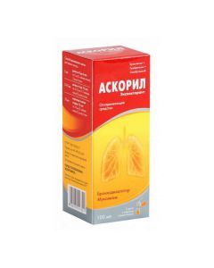 Buy cheap Bromhexine, Gvayfenezin, Salbutamol | Ascoril expectorant syrup, 100 ml online www.buy-pharm.com