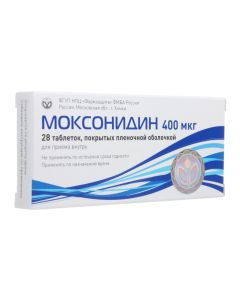 Buy cheap Moksonydyn | Moxonidine tablets 0.4 mg, 28 pcs. online www.buy-pharm.com