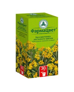 Buy cheap Bessmertnyka sandy tsvetky | Immortelle sandy flowers bundle, 30 g online www.buy-pharm.com