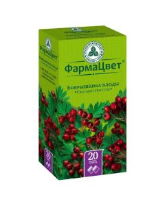 Buy cheap Boyar shnyka plod | Hawthorn fruits filter pack 3 g, 20 pcs. online www.buy-pharm.com