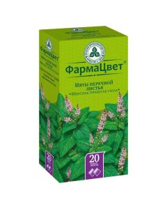 Buy cheap Myat perechnoy leaves | Peppermint leaves filter packs 1.5 g, 20 pcs. online www.buy-pharm.com