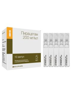 Buy cheap Piracetam | Piracetam-SOLOpharm Politvist solution for iv. and w / mouse. enter 200 mg / ml 5 ml ampoules plastic 10 pcs. online www.buy-pharm.com