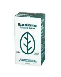 Buy cheap Plantain Bolshoi lystya | Psyllium leaves pack of 50 g online www.buy-pharm.com