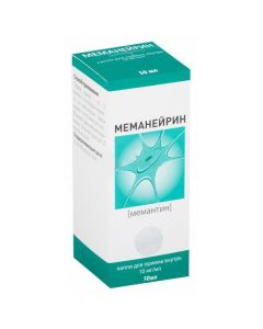 Buy cheap Memantine | Memaneurin drops for oral administration 10 mg / ml 50 ml online www.buy-pharm.com