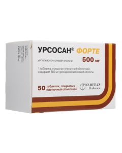 Buy cheap ursodeoxycholic acid | Ursosan Forte tablets coated. captivity. about. 500 mg 50 pcs. online www.buy-pharm.com