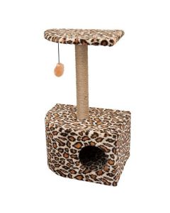 Scratching post house angular fur No. 013 - cheap price - buy-pharm.com