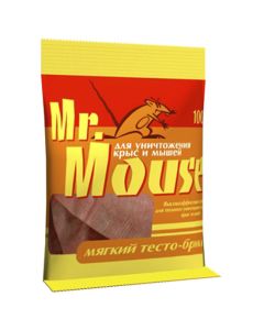 Mr. Mouse soft dough-briquette from rodents 100g - cheap price - buy-pharm.com