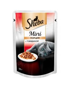 Sheba Mini portion of beef 50g - cheap price - buy-pharm.com