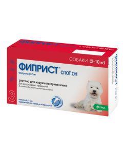 Drops Fiprist Spot It for dogs 2-10 kg 1 pipette 0.67 ml - cheap price - buy-pharm.com