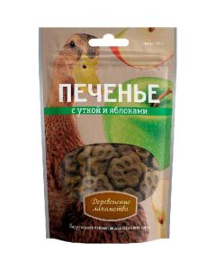 Rustic delicacies Cookies with duck and apples 100g - cheap price - buy-pharm.com