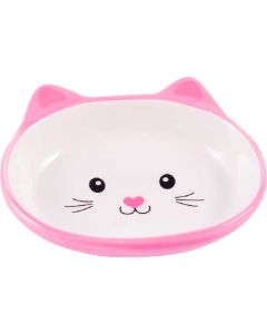 CeramicArt ceramic bowl for cats Cat's muzzle (160ml) pink - cheap price - buy-pharm.com