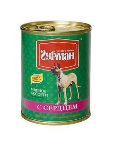 Four-legged gourmet Meat platter for dogs with heart 340 g - cheap price - buy-pharm.com