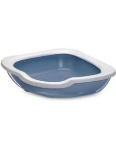 Imak Toilet FRED for cats with side board angular blue 51 * 51 * 15.5cm - cheap price - buy-pharm.com