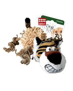 Toy Tiger with a squeaker for dogs 36cm - cheap price - buy-pharm.com